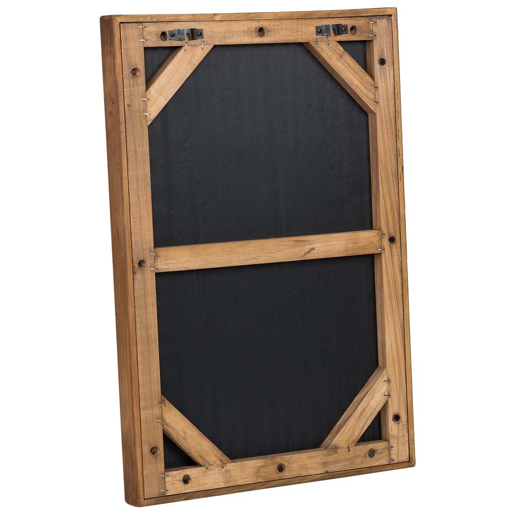 Tableau artisanal en bois recyclé en relief 42 x 4 x 62h cm | Leroy Merlin