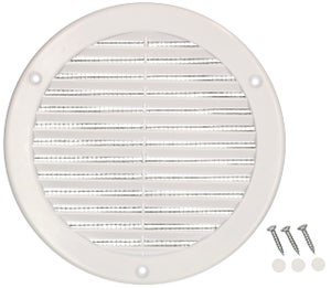 Grille De Ventilation Aération Avec Moustiquaire 14x21 Cm Noire