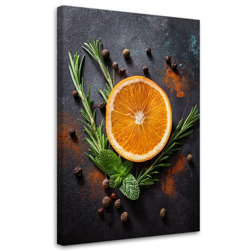 Obraz na płótnie, Pomarańcza Owoce Kuchnia Bar 80x120