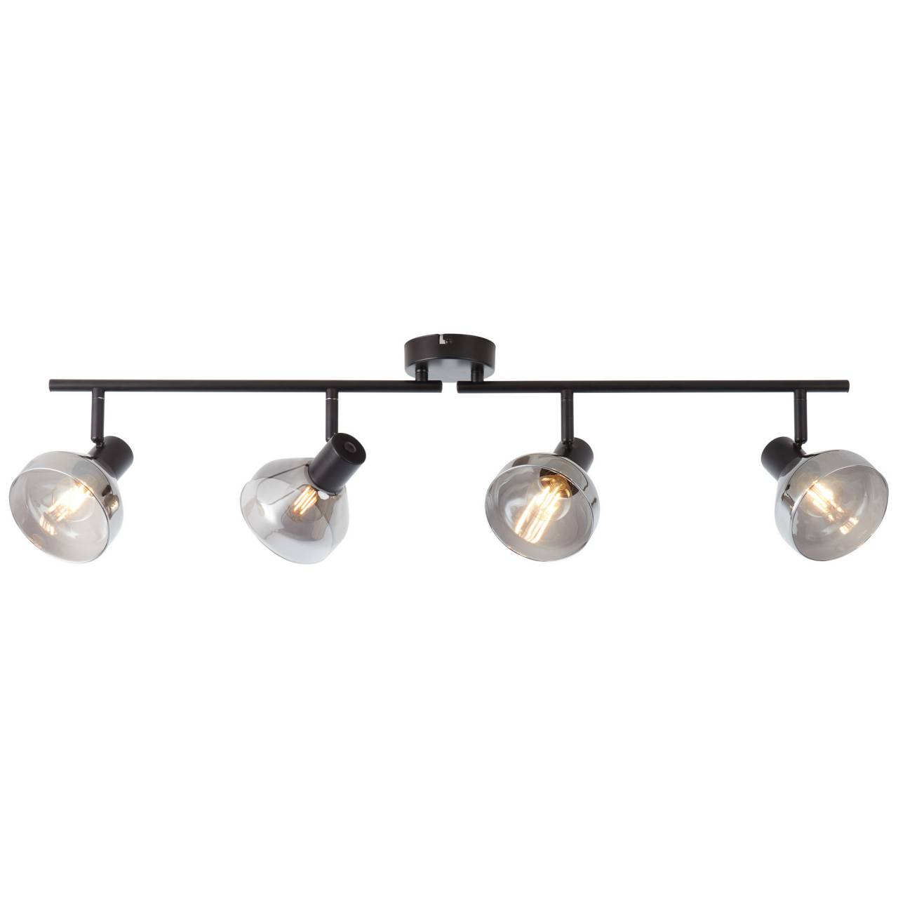 Lampa BRILLIANT, sufitowa Romm 38cm jasne drewno / biały, 2x A60, E27, 33W, odpowiednia do lamp LED