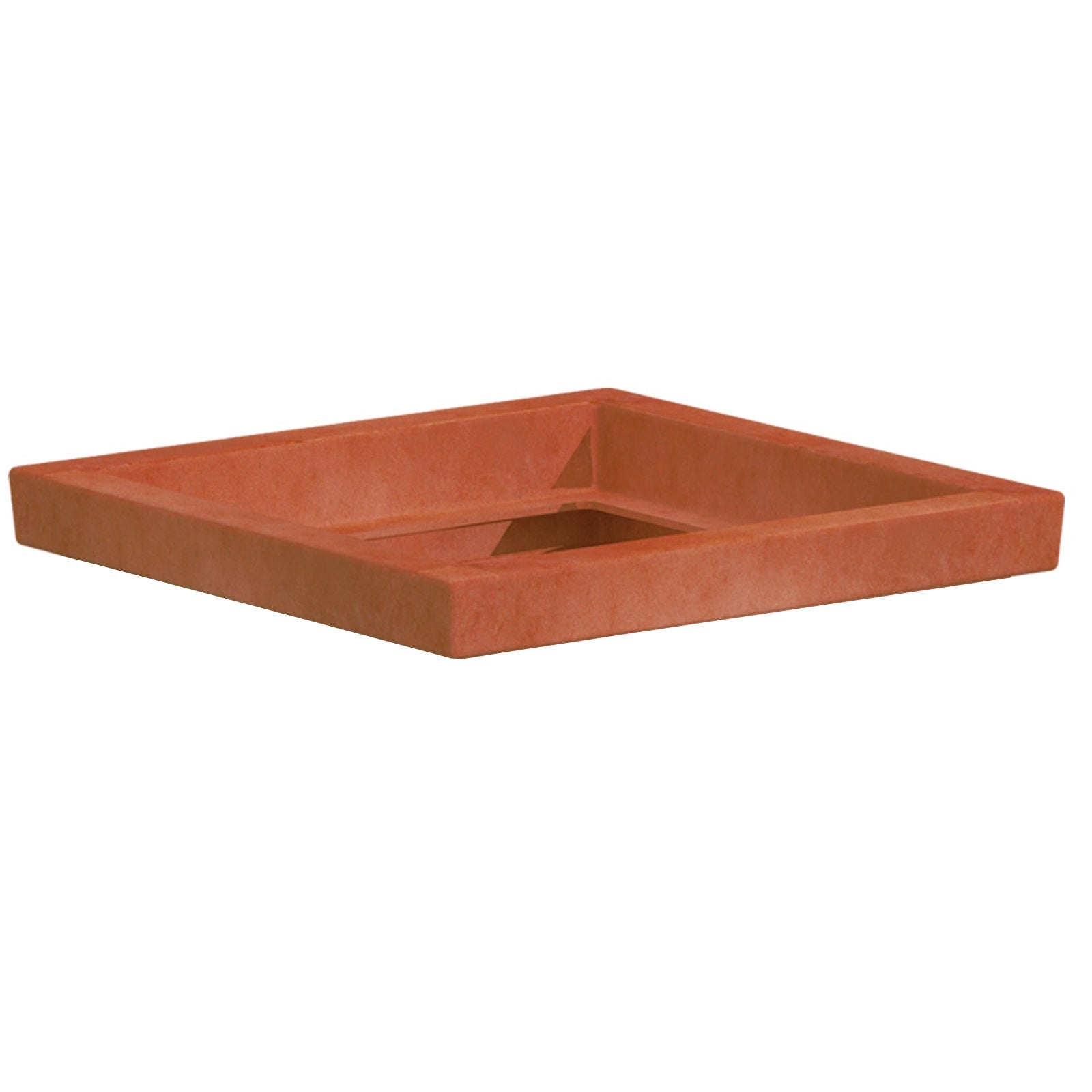 SOTTOVASO QUADRATO IN PLASTICA 33.5X33.5X4 CM (X VASO 25L