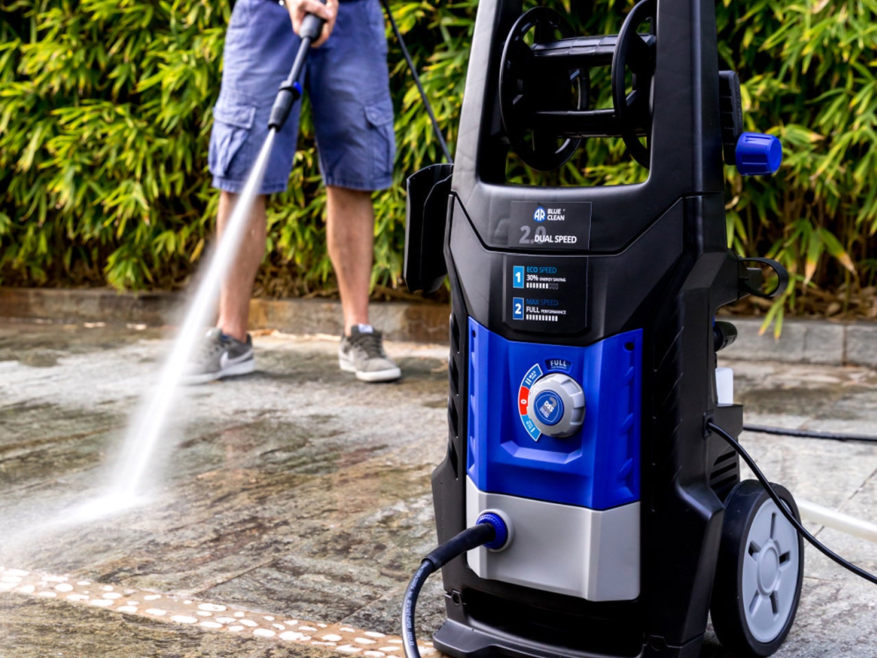 Hidrolimpiadora eléctrica agua fría AR Blue Clean 2Spe 2200W 160 bar ...