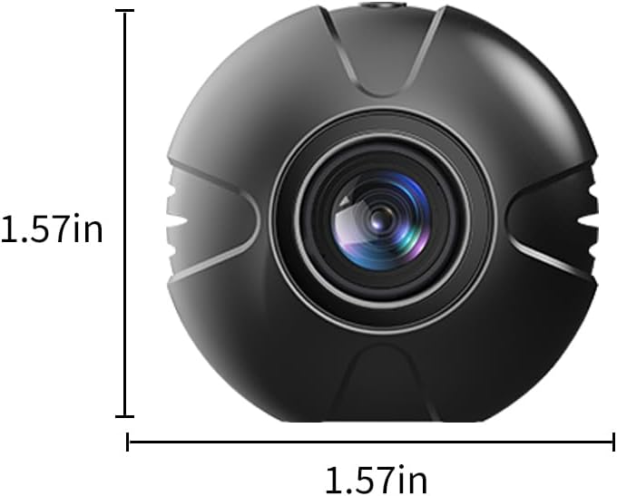 Mini Telecamera WiFi 1080P HD – 2.4GHz Con Scheda Micro SD 64GB, Visione Notturna IR, Rilevamento Movimento, Batteria 350mAh, Per Interni/Esterni