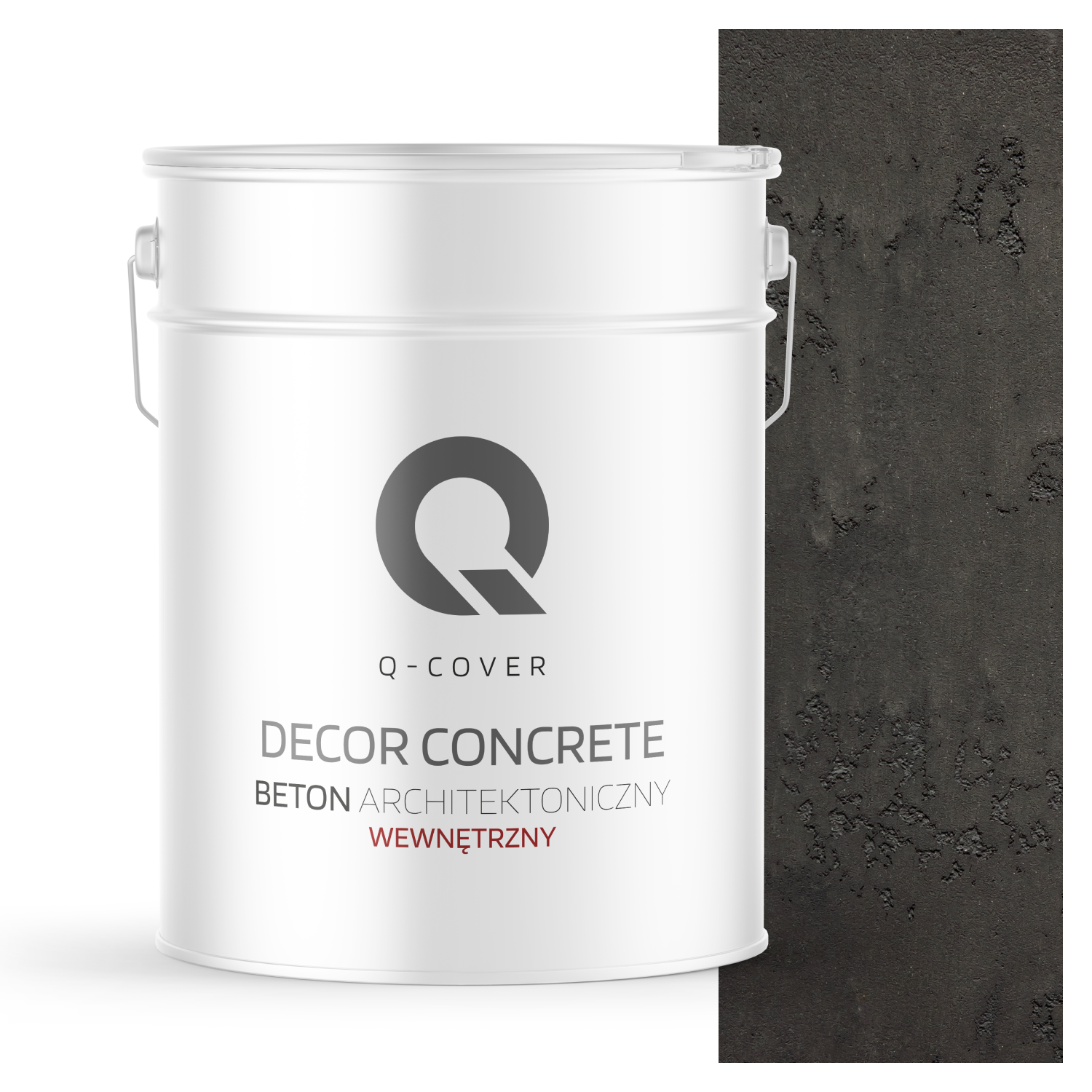 Beton Architektoniczny Wewnętrzny Q-Cover Antracyt F267 15KG