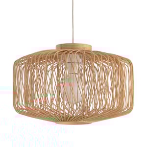 Suspension en bambou Ø44 cm, Yaku - Naturel - taille unique