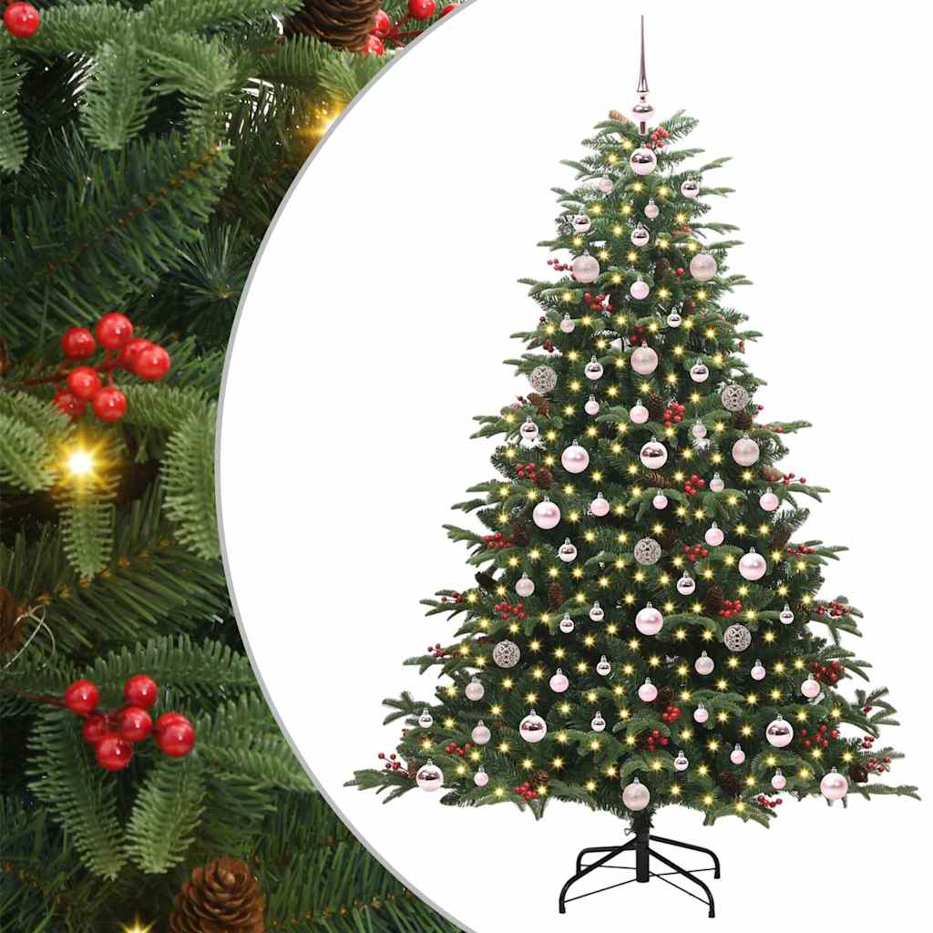 Sztuczna choinka Zielony 180 cm PVC, Metal i Plastik