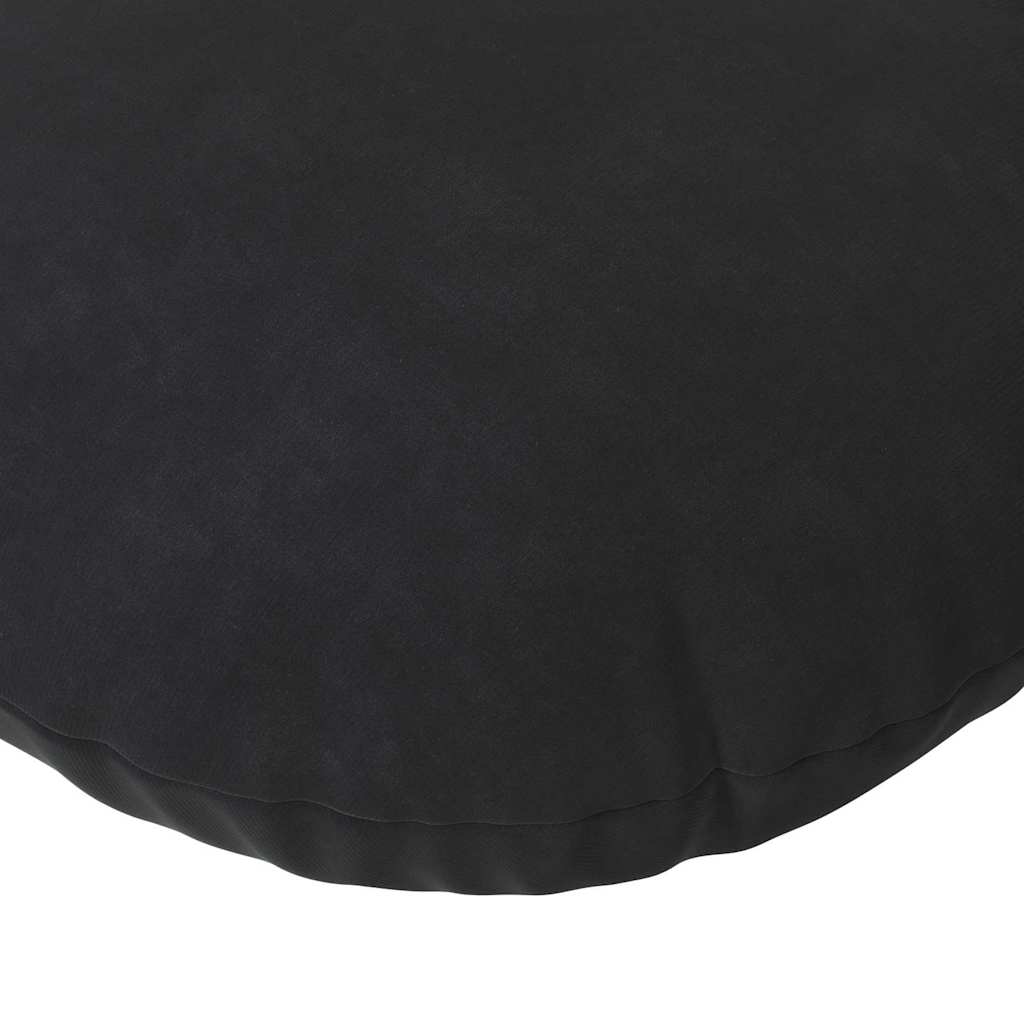 Cojines de asiento de 2 piezas de terciopelo negro, Ø 30 × 13 cm - 7