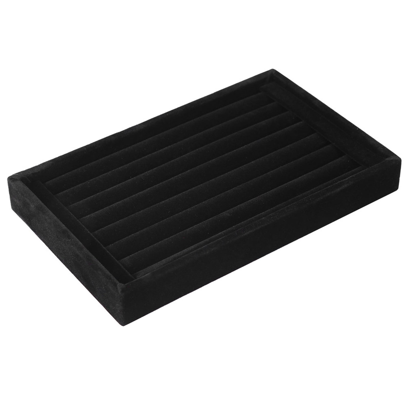 Set 7 Espositore Per Anelli In Acrilico Bianco Opaco | Oirlv | Altezze 2-8 Cm | Diametro 2 Cm | Per Gioielleria E Vetrine