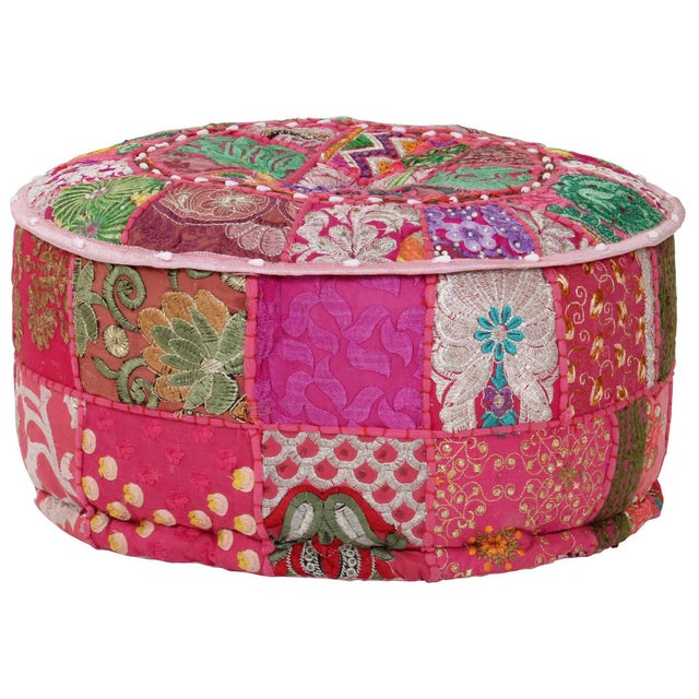 Pouf rose gold au meilleur prix | Leroy Merlin