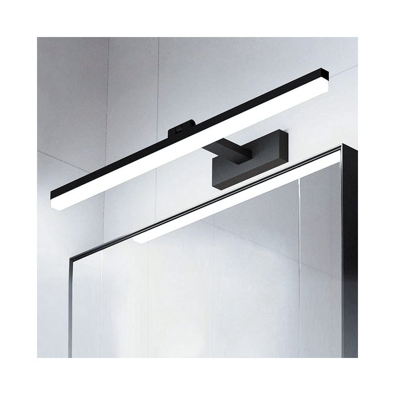 Oświetlenie lustra łazienkowego LED 60 cm, oświetlenie ścienne LED, oświetlenie obrazu, regulowany kąt 180°, białe światło (12 W)