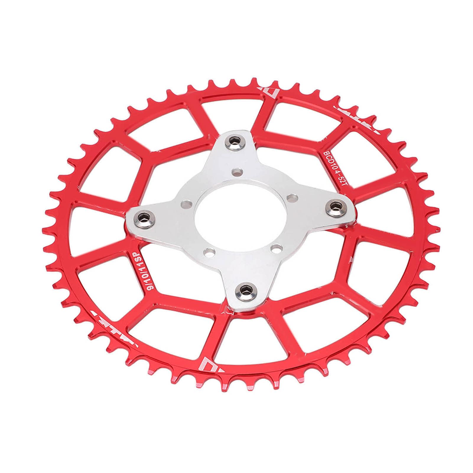 Alomejor Plateau 104BCD 38T Avec Adaptateur – Pour Moteur Bafang BBS01/BBS02, Alliage Aluminium CNC