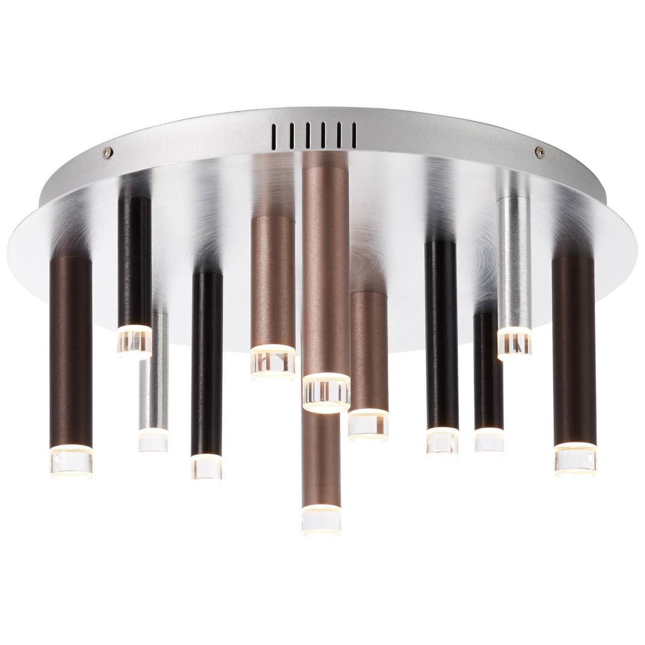 Brilliant Woodrow lampa wisząca 45cm ciemne drewno/czarny, bambus/metal, 1x A60, E27, 60 W - 4