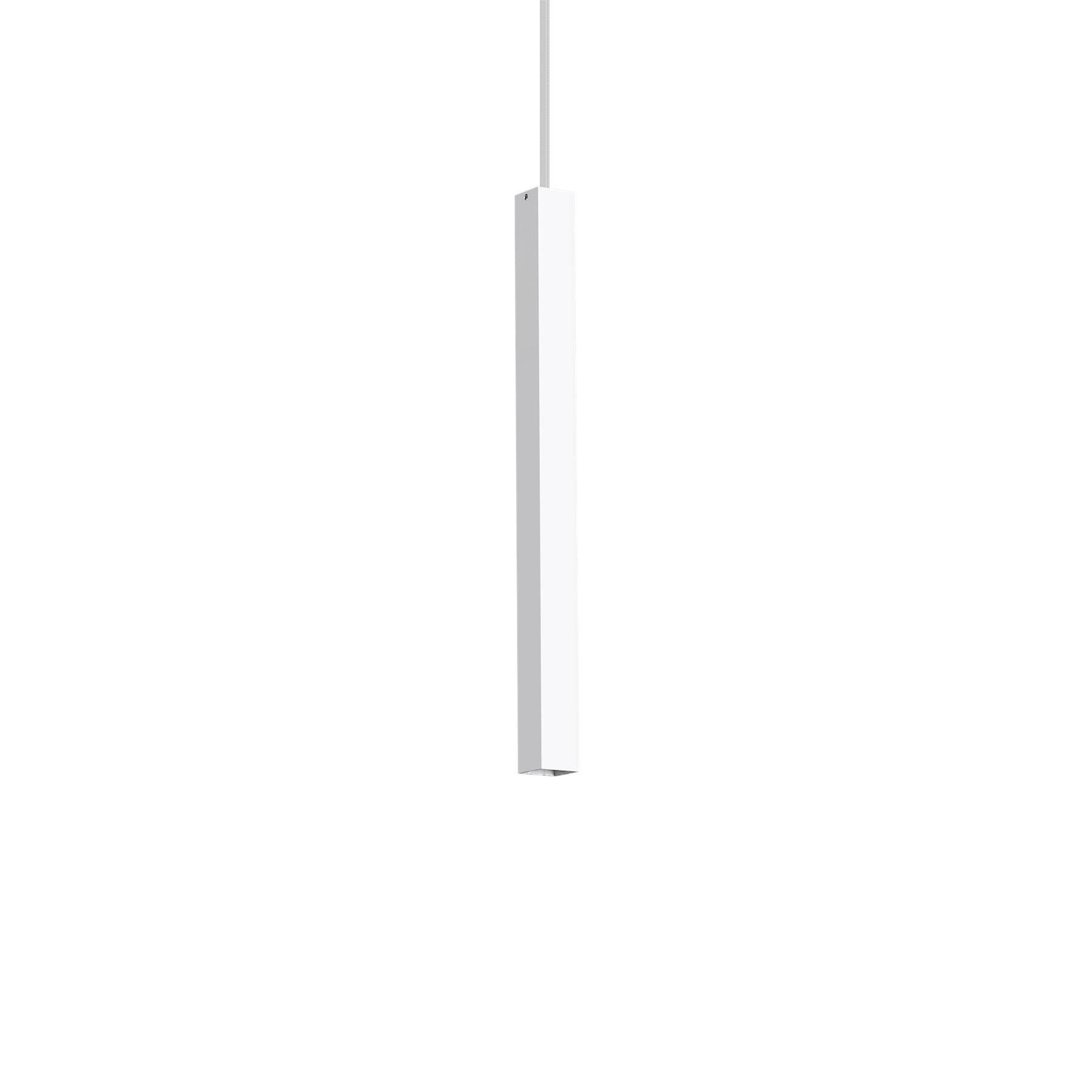 Ideal Lux  Suspension Design Ultrathin Métal Blanc 1 Ampoule 55Cm , Leroy Merlin