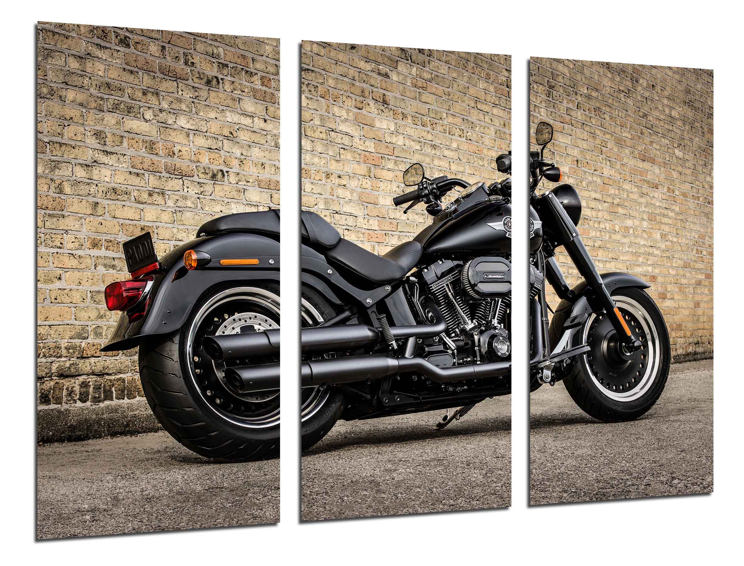 Set de posters moto harley davidson, moto vintage, impresión digital alta calidad