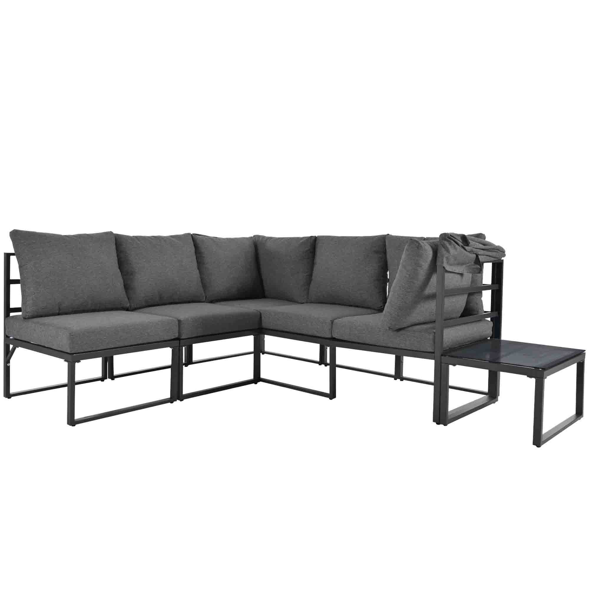 Garten Loungesessel Set, Alumini - 5
