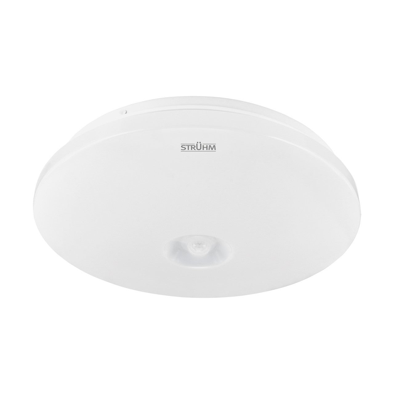 Plafon Winyl okrągły biały LED 18W 4000K 1260lm z czujnikiem ruchu wym: 6,5 x 32,5 cm IP20 tworzywo sztuczne Struhm