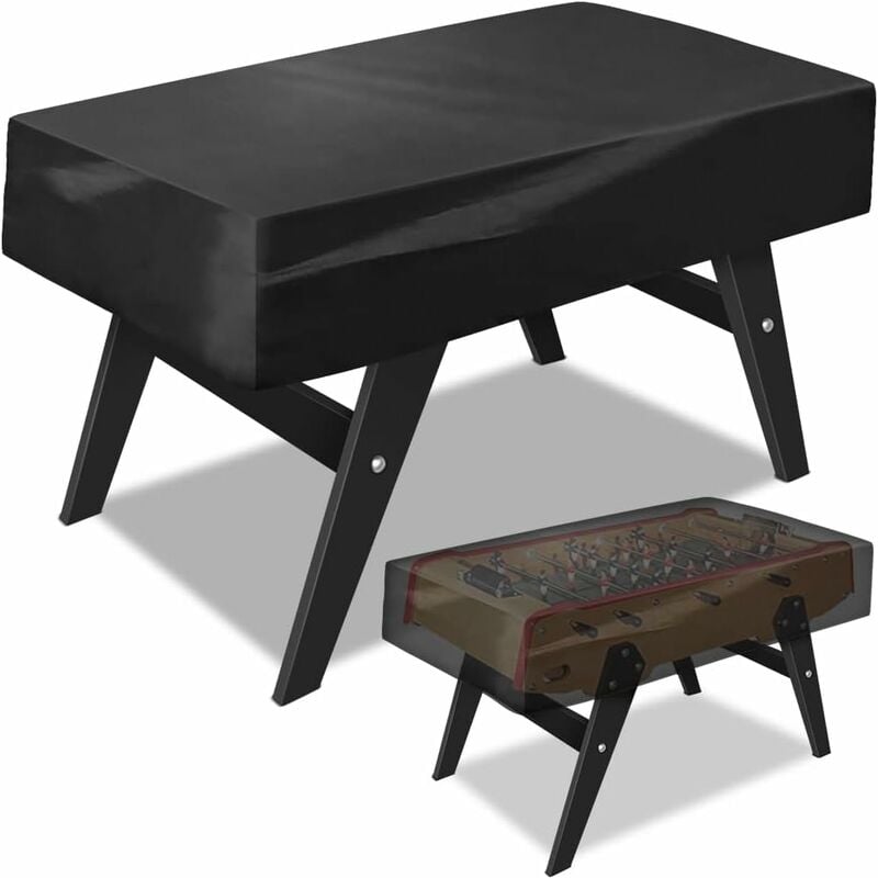 Copertura Per Tavolo Da Calcio Balilla - Impermeabile Oxford 420D, 160x115x50 Cm, Nero Con Strisce Riflettenti - Foto 6