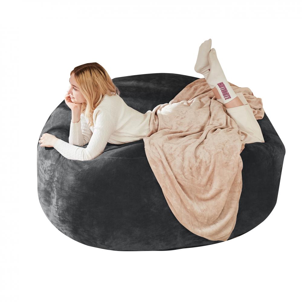 90 Sitzsack - Pouf Adultos Cómodo, Silla Lectura Suave, Ideal para ...
