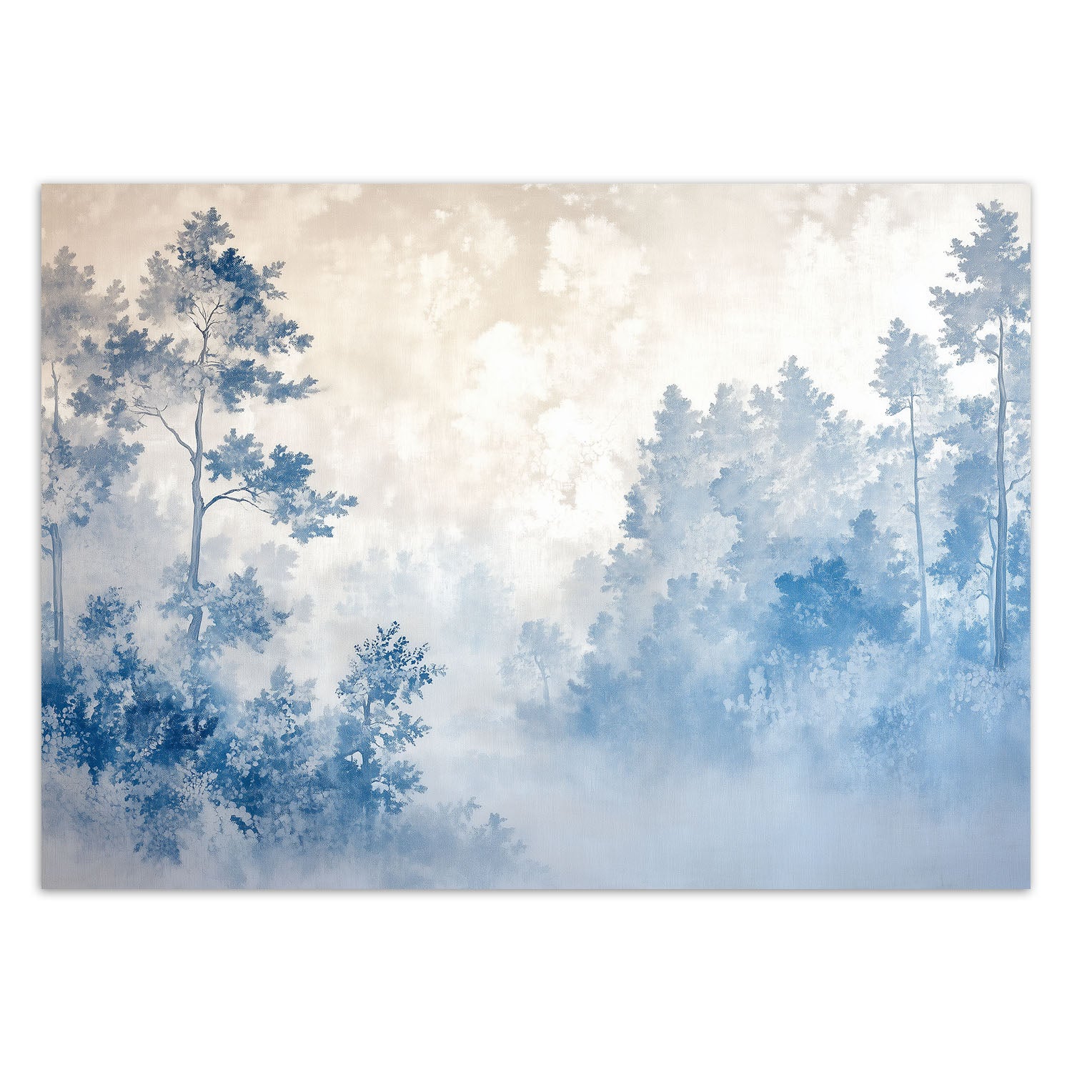 Fototapeta, Las mgła poranek natura 300x210