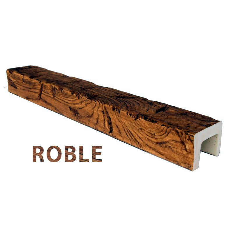 Decoracion Poliuretano  Viga De Imitación Madera Color Roble 7X5x300 Cm Fabricada En Poliuretano , Leroy Merlin