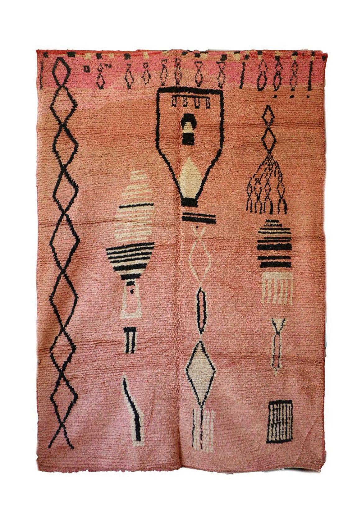 Tapis Berbere marocain laine et coton 157 x 296 cm 157 x 296 cm | Leroy Tapis Berbere marocain laine et coton 157 x 296 cm 157 x 296 cm | Leroy