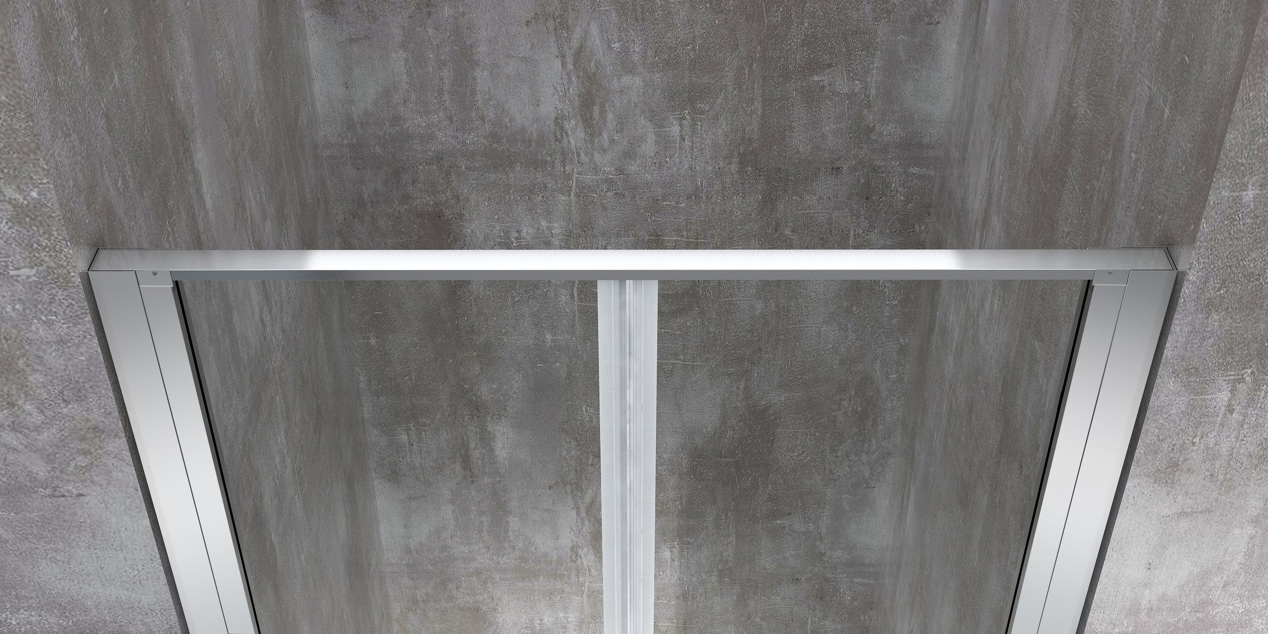 Porta doccia vetro 6 mm apertura battente saloon dentro e fuori Altezza 190 Regolabile 64-68 - 4