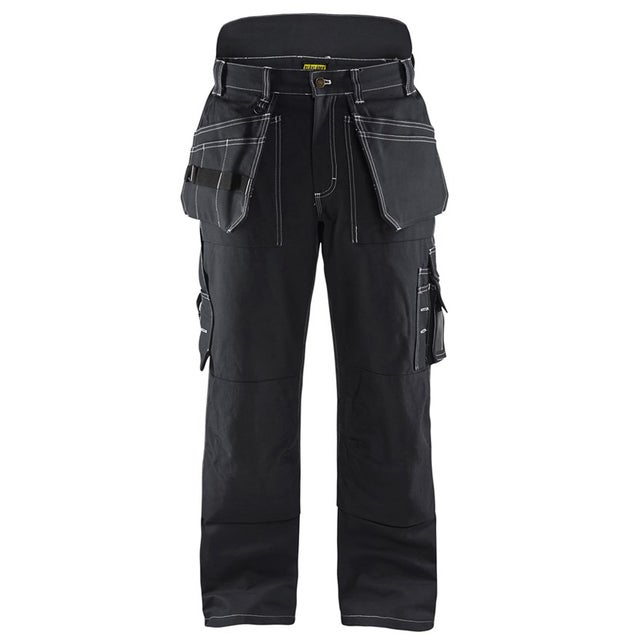 Pantalon artisan multipoches doublé hiver Blaklader 100% coton croisé Noir 54