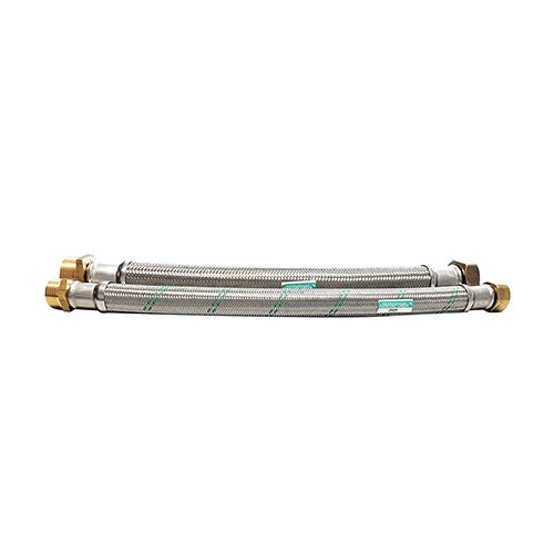 Panzerschlauch 1/2" ÜM X 1/2" ÜM Flexschlauch DN13 Für Trinkwasser 30cm Bis 2m E
