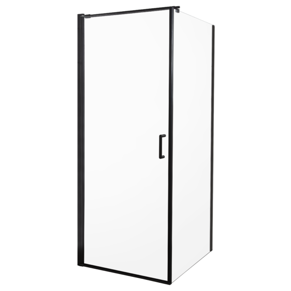 Kabina prysznicowa Hera 80 Kerra uchylne drzwi lift czarne profile
