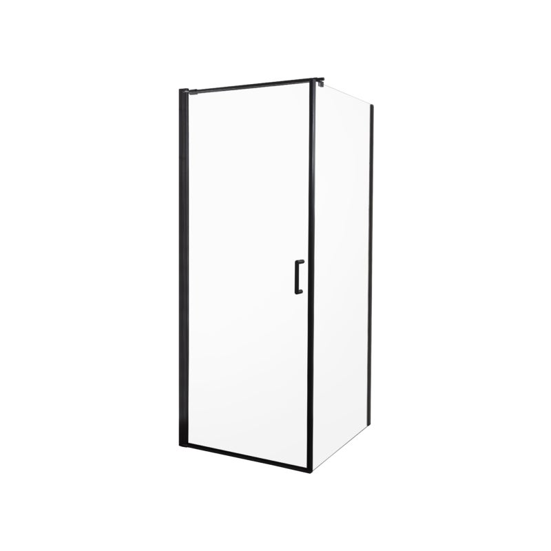 Kabina prysznicowa Hera 80 Kerra uchylne drzwi lift czarne profile