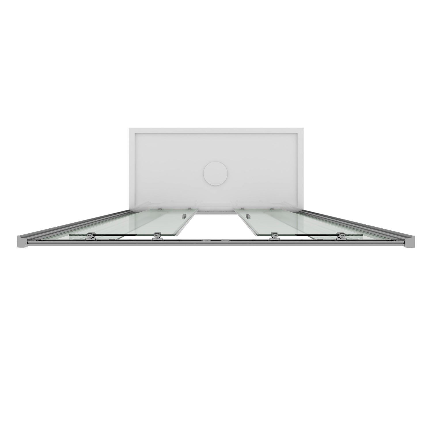 Porte Douche 160 cm 185 transparent modèle Replay 2 Portillons - 3