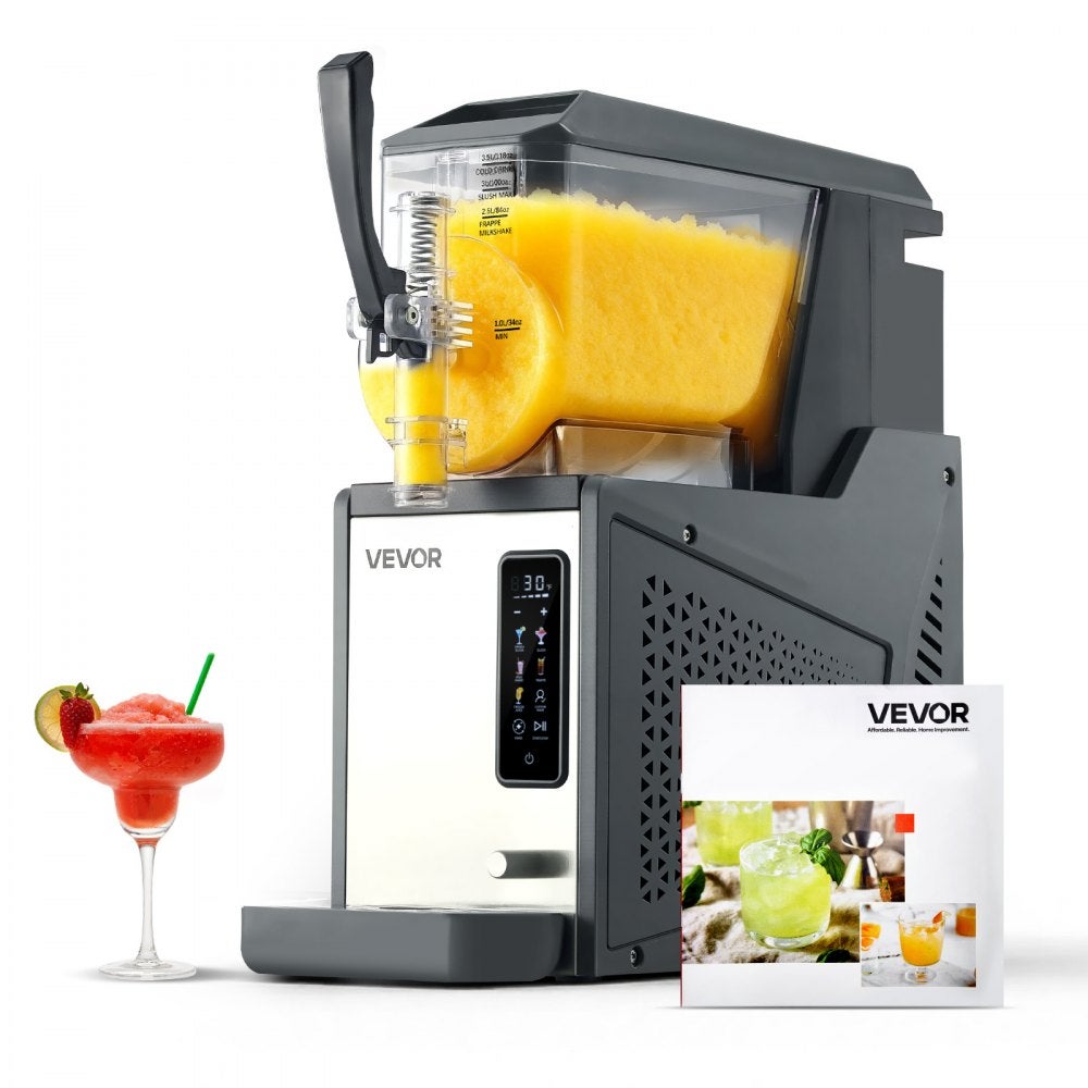 Machine à slushie, auto-nettoyage, réservoir transparent en PC, 4L ...