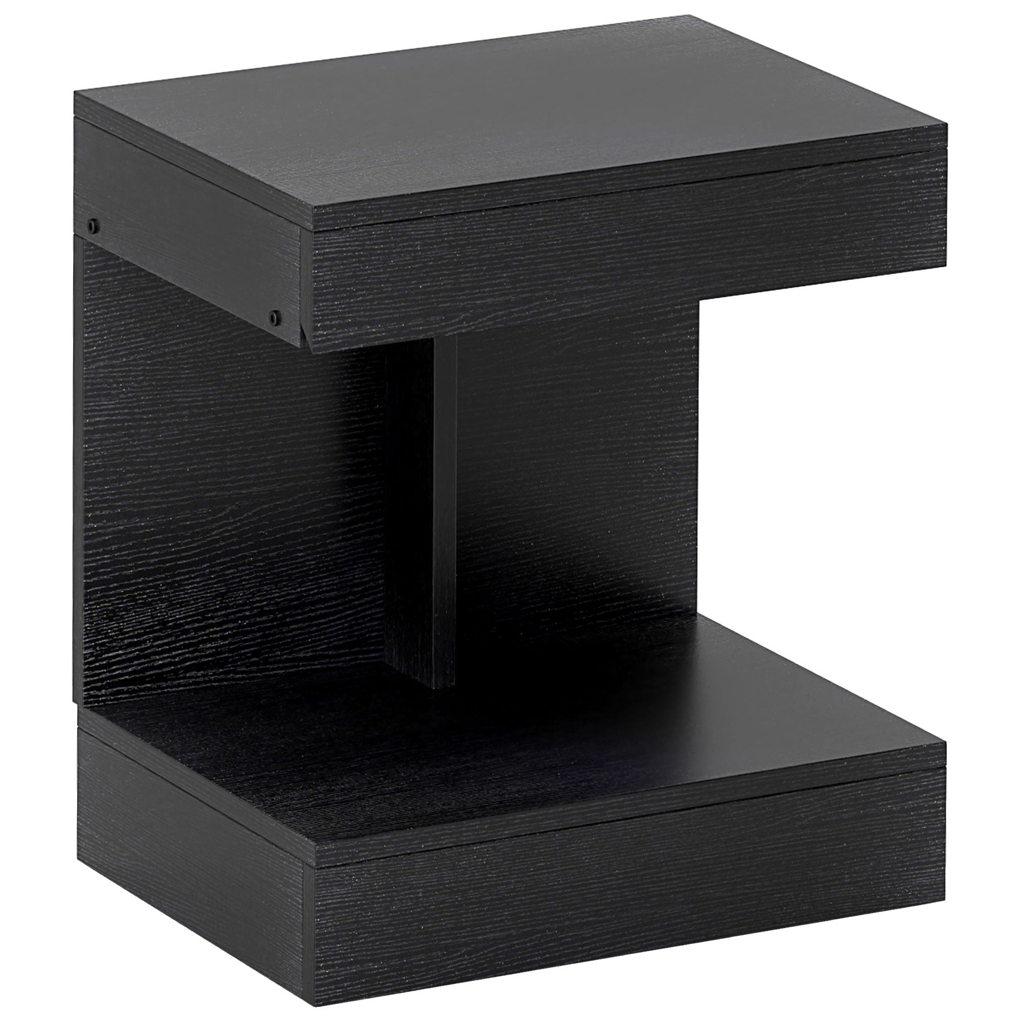 Table De Nuit Avec Tiroirs, Table D'appoint, Armoire De Nuit Avec Etagere Console De Nuit Pour Chambre A Coucher Salon 40 X 30 X 46 Cm Noir 98393533