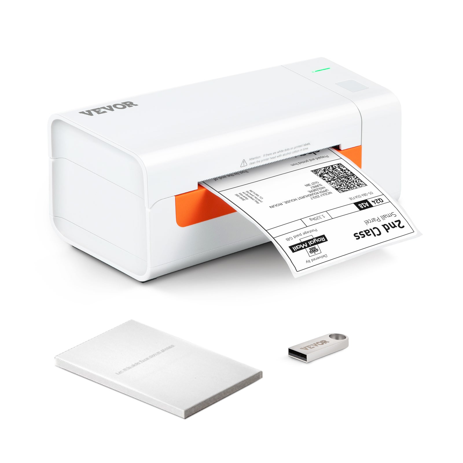 Drukarka etykiet drukarka etykiet 203DPI drukarka etykiet 40-108mm USB VEVOR
