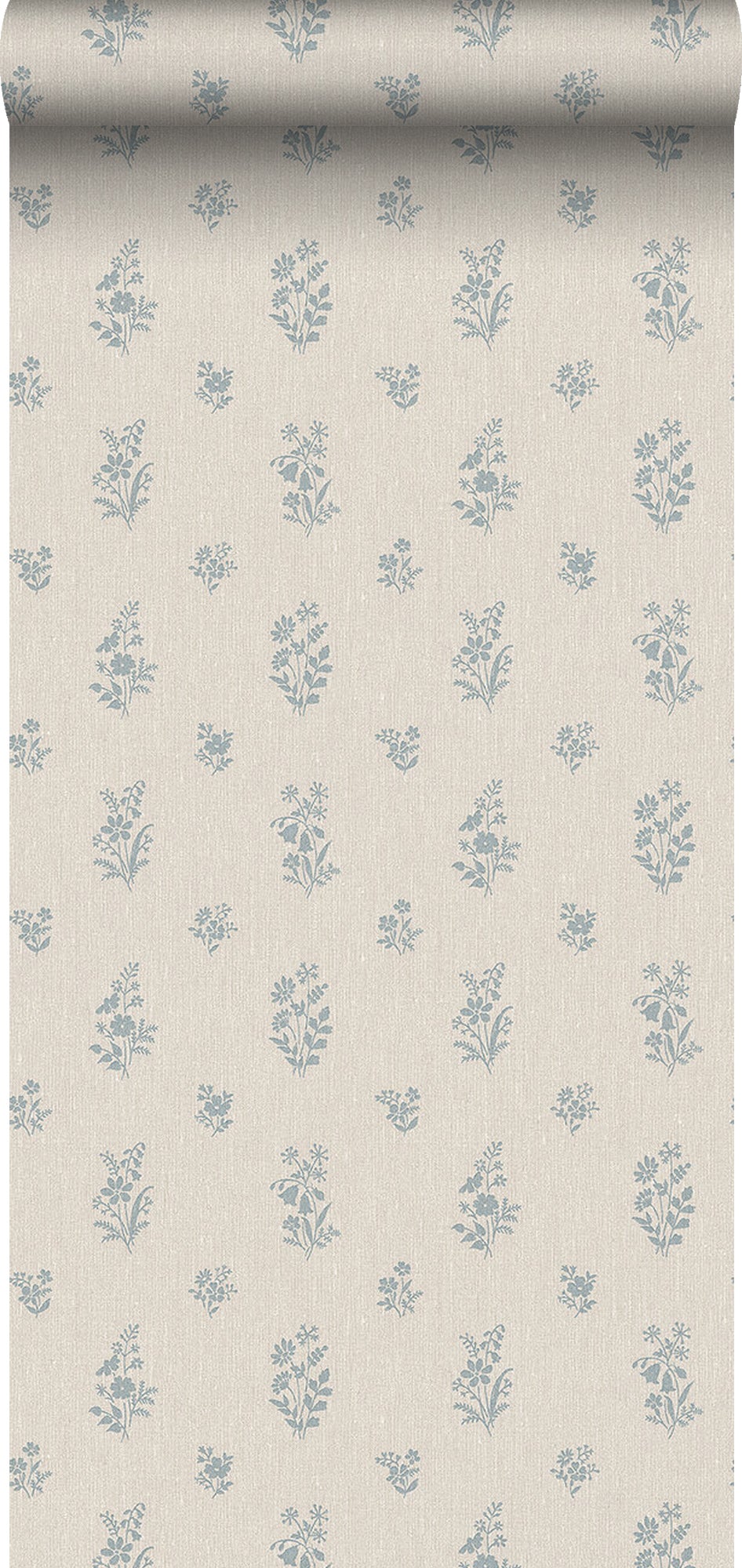 Papel pintado flores beige - 53 cm x 10.05 m - borastapeter