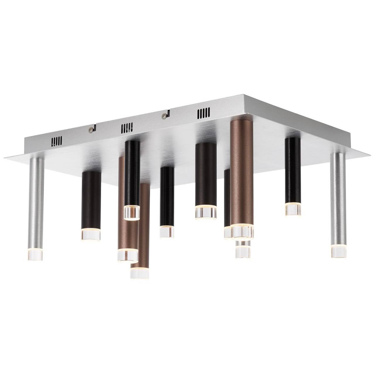 Brilliant Woodrow lampa sufitowa 50cm, metal/bambus, 1x A60, E27, 60W - 3