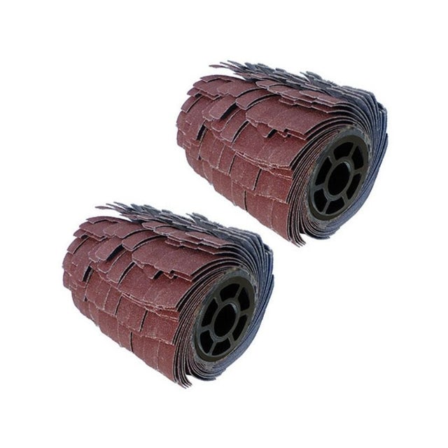 2 brosses 120*100mm à lanières abrasives PEUGEOT- grain40