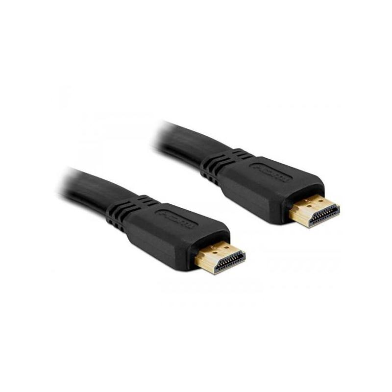 Delock c�ble hdmi plat avec ethernet m/m 3m 4k, 120 hz - 2