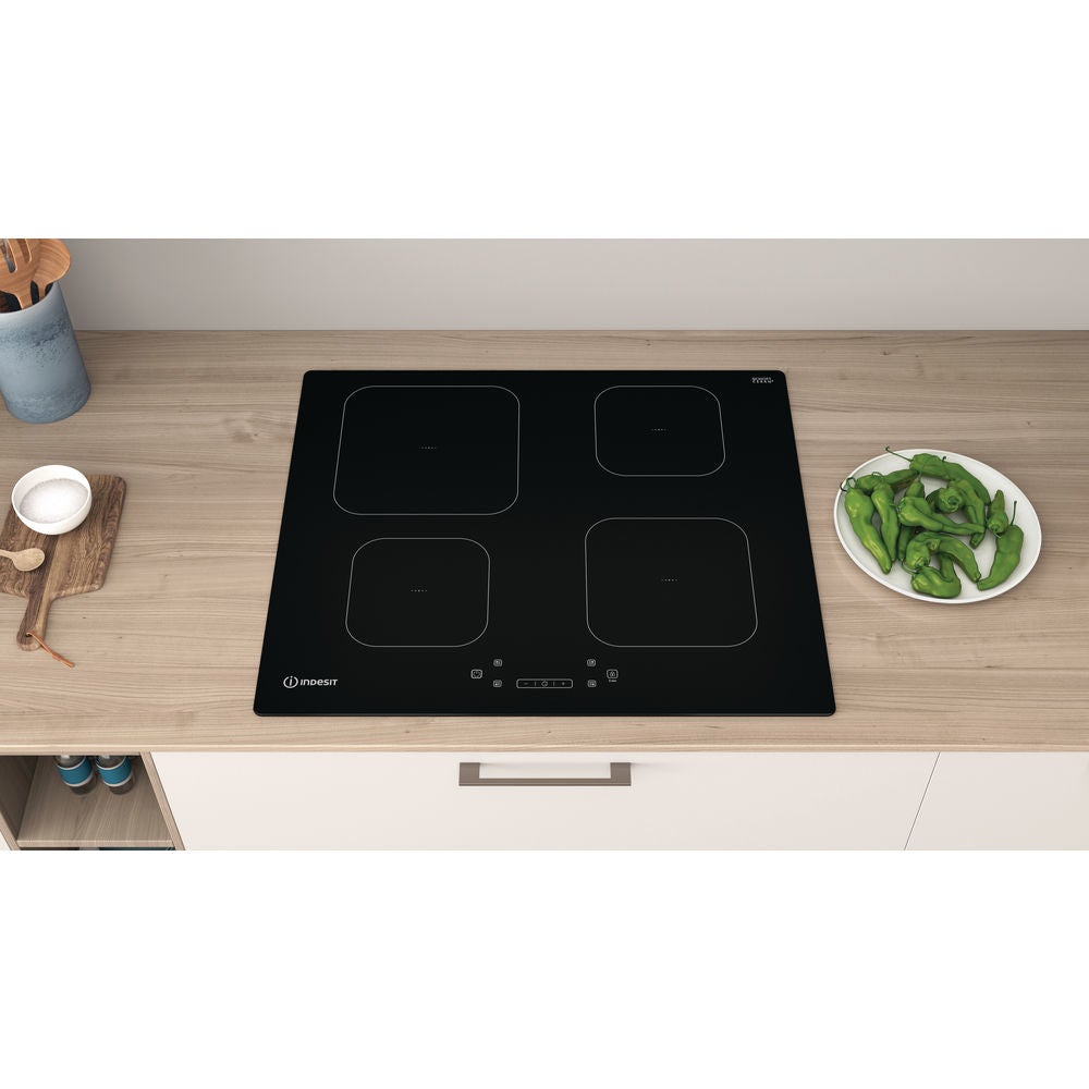 Indesit IS 83Q60 NE Placa de cocina empotrada negra 59 cm Inducción 4 fuegos - 7