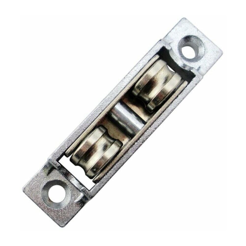 Axes métalliques pour roulettes à double galet de fenêtres coulissantes à crémone, pièces de rechange pour roulettes - 2