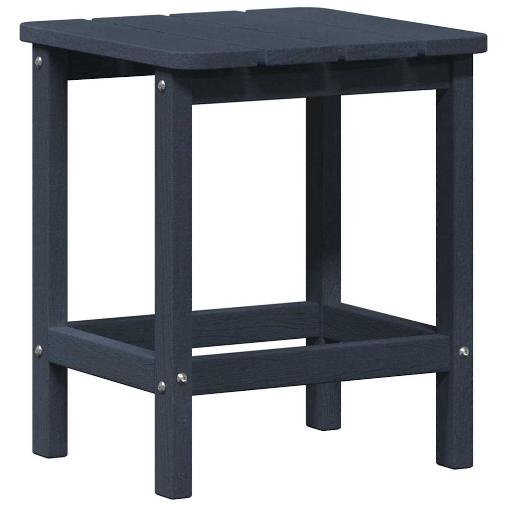 vidaXL Table d'appoint Bleu marine 38 x 38 x 46 cm Polyéthylène - 7