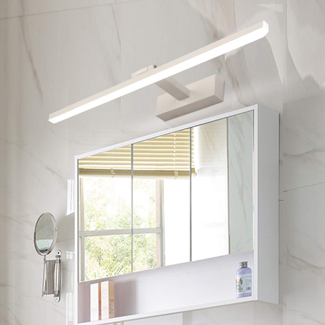 Applique murale LED moderne avec cage géométrique en fer • Luminaires