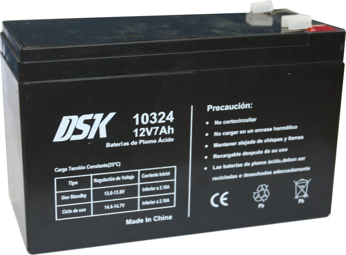 DSK akumulator AGM 12V 7Ah, ładowalny i szczelny, idealny do samochodzików dziecięcych, motocykli, hulajnóg, UPS i systemów bezpieczeństwa.