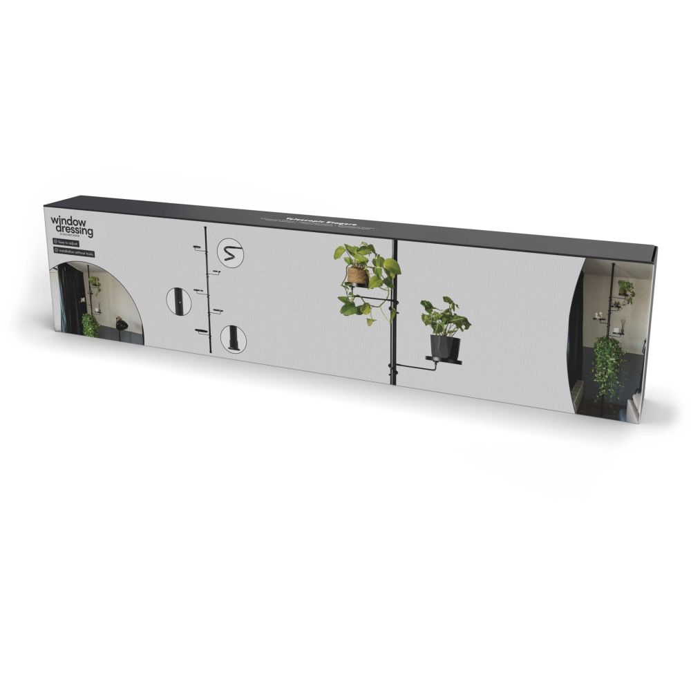 Étagère télescopique L Noir Esschert Design BV - 6