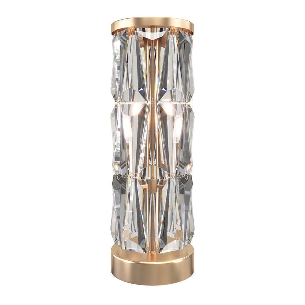 Lampa stołowa kryształowa okrągła Puntes Maytoni MOD043TL-02G