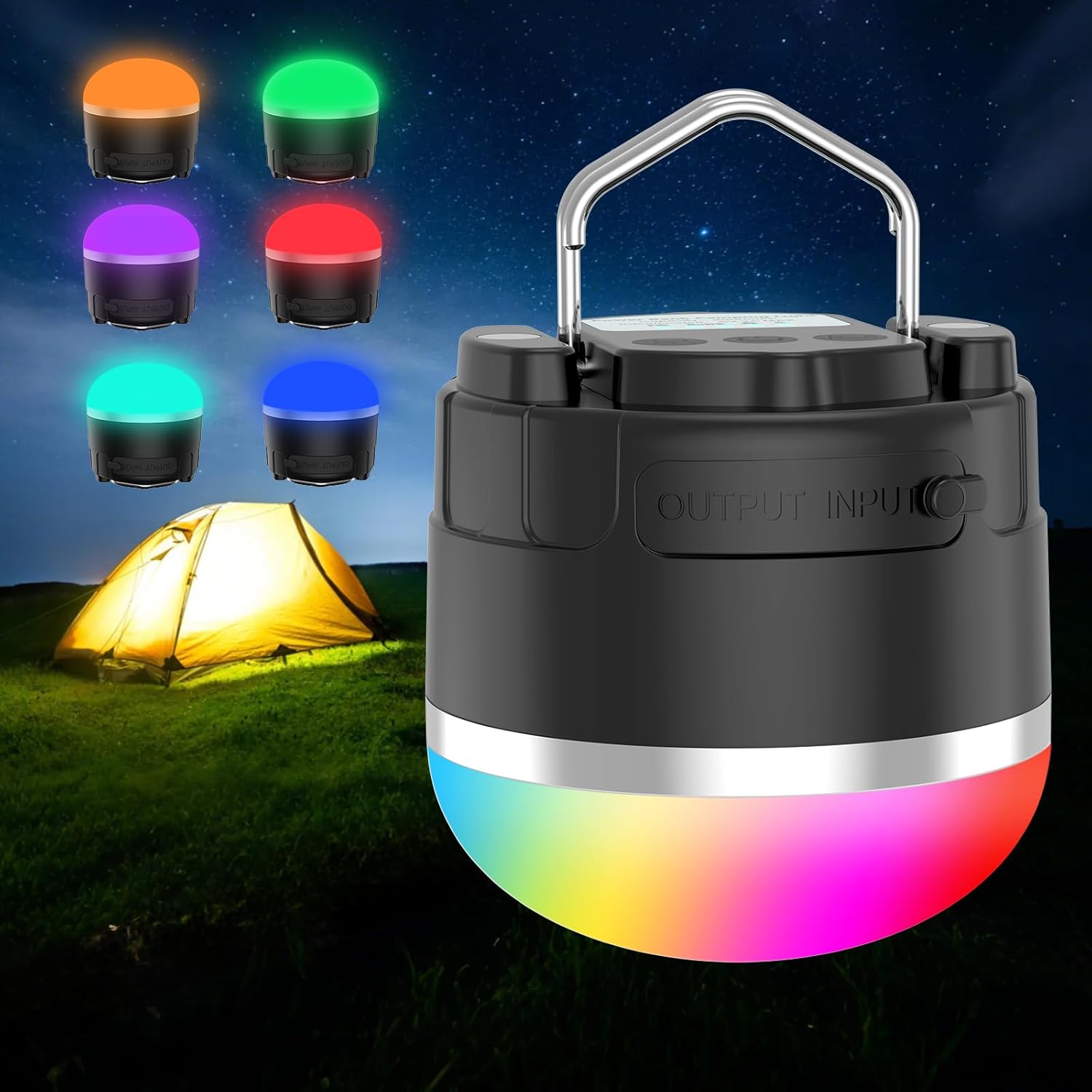 Lanterne de Camping, 4X Lampe de Camping LED Lanterne Lampe Camping, 3 Mode de Lampe étanche Lanterne de Camping, 4X Lampe de Camping LED Lanterne Lampe Camping, 3 Mode de Lampe étanche
