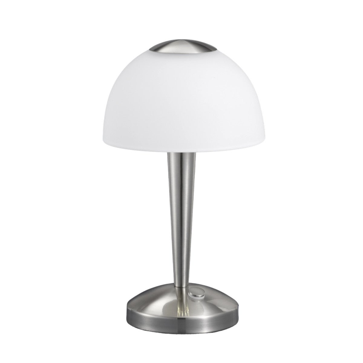 Lampa stołowa LED VENTURA 4W 3000K 350lm metal srebrno-biała wym:29x15,5x15,5cm IP20 Trio