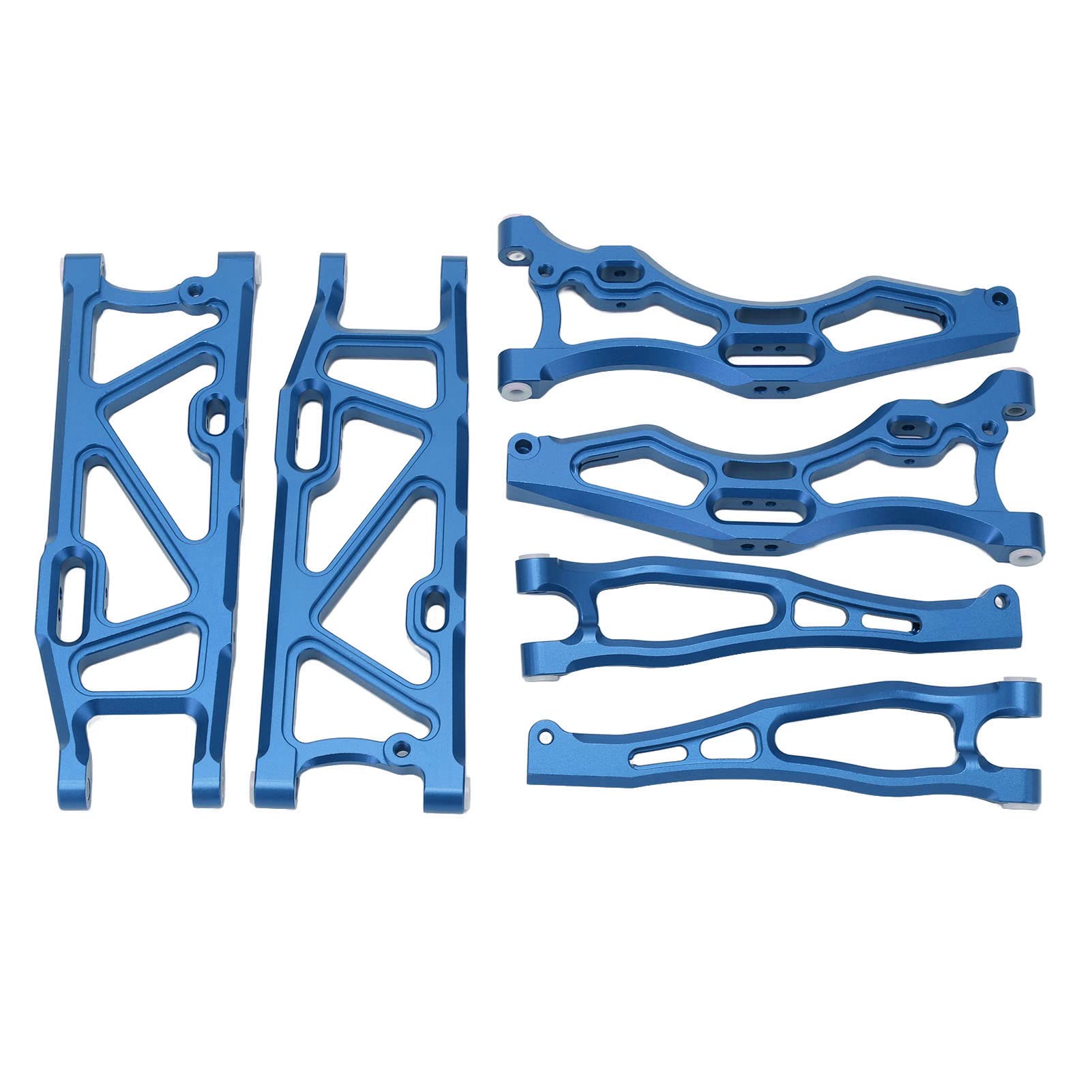 4 Amortisseurs Huile Aluminium Réglables 52mm Pour Voiture RC Tamiya M-03 M-04 M-05 M-06 MF-01X – Bleu/Noir