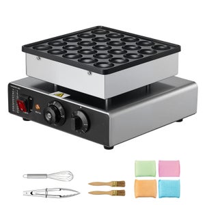 Crepiera Elettrica Portatile GASKER – Piatto Antiaderente Da 21 Cm, Impugnatura Sicura, Per Pancake E Crêpes