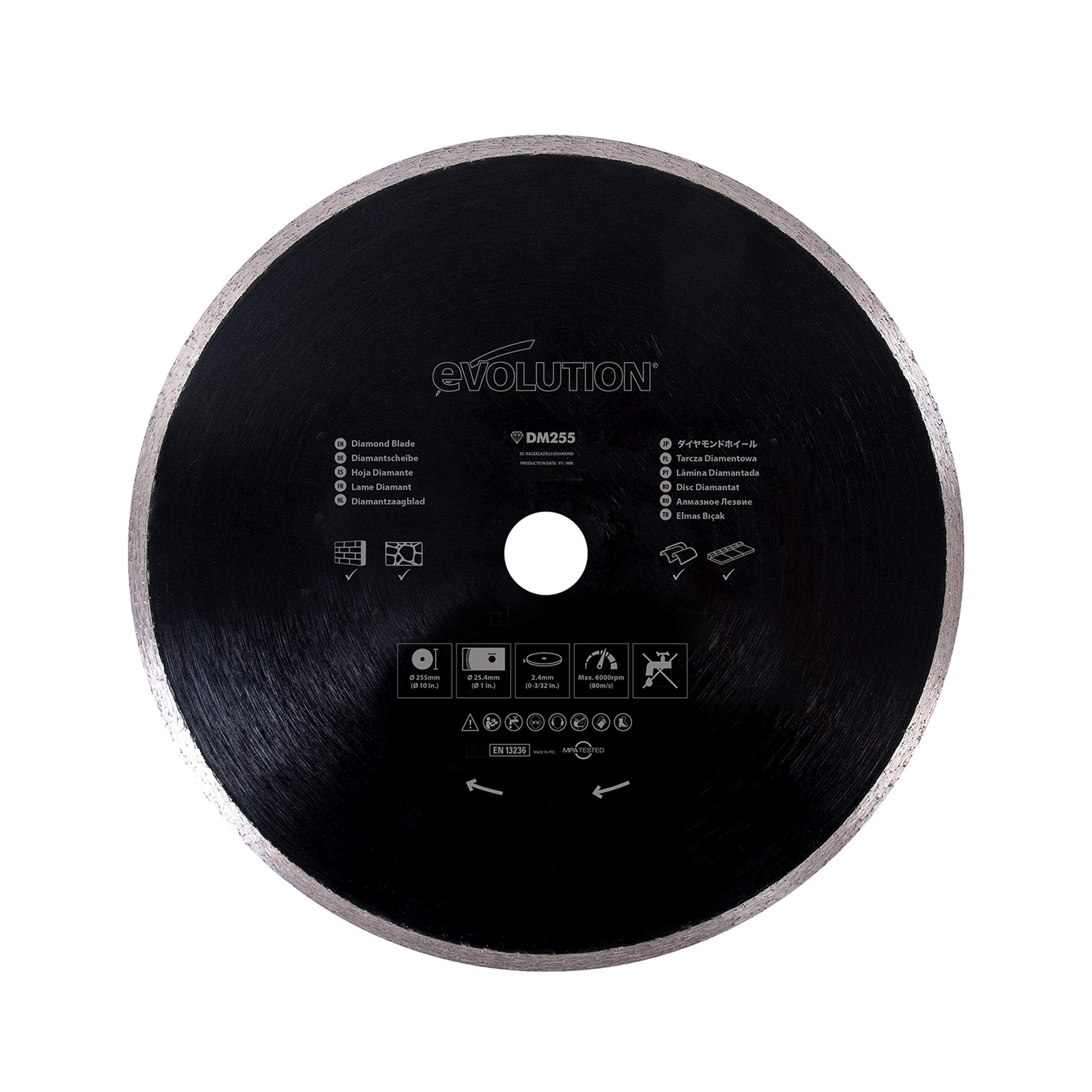 Disco diamantato EVOLUTION Lamdrage3 255 mm - 2